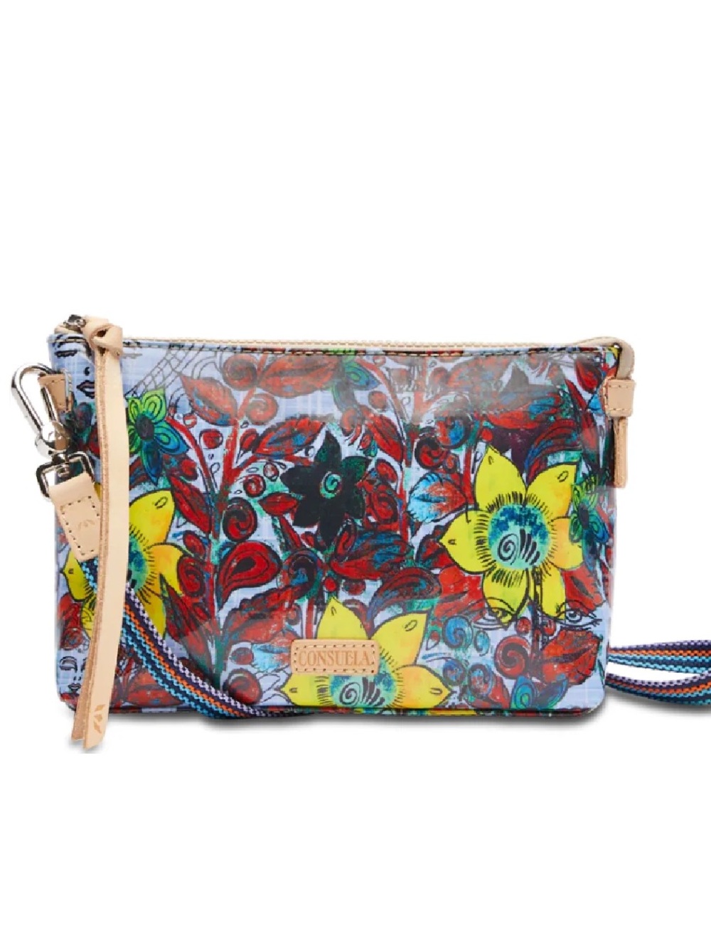 Consuela Sawyer Midtown Crossbody - Boho Eclectic Maximalist Floral Purse